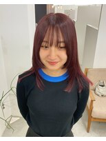 キー(kii) ダブルカラー ボルドーカラー 福岡 天神 薬院 今泉