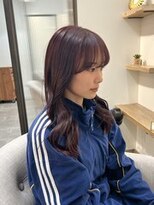 シアエミュー 新越谷店(SHEER emu)&nbsp;【Ami】ブリーチなしレッド