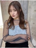 韓国風前髪×レイヤーカット【髪質改善/新宿/レイヤーカット】