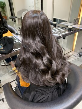 ロンドエニカ 大宮(Lond enika) アイスグレージュブリーチなし透明感カラー