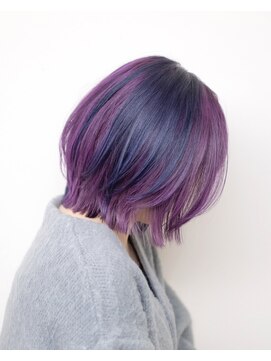 ルプラ ガーデン(le-pla garden) パープル#ラベンダー#ダブルカラー#ウルフレイヤー#ケアブリーチ