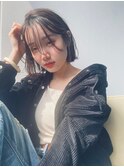 【Lloyd 大宮】シースルーボブ×ダークグレージュ