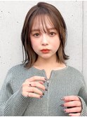 ナチュラルカールうる艶髪オリーブベージュ愛されワンカール