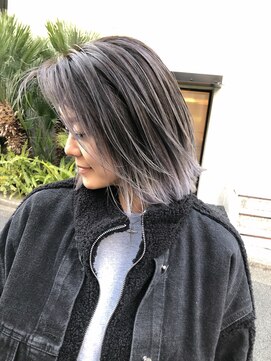 ハーツ(Heart's) 白髪ぼかし脱白髪染め髪質改善切りっぱなしレイヤー40代50代60代