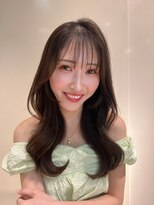 韓国ヘアロングスタイル