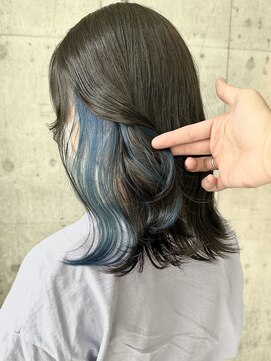 サクラ オモテサンドウ(SAKURA) 簡単に隠せるバレないインナーカラー