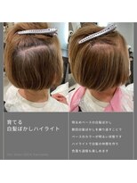 ソシエ 近鉄橿原店&nbsp;白髪ぼかしハイライト(ベージュ)