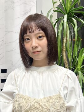 クリアーオブヘアー 一社店(clear OF HAIR) フェイスレイヤーボブ / momoka