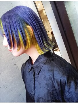 トムキャット(TOM CAT) パープル×イエローインナーカラー