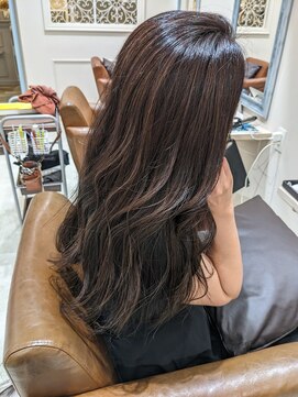 フレーム へアアンドトリートメント 天王寺北口店(FRAME) 白髪ぼかしカラー