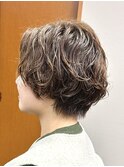 髪質改善縮毛矯正,レイヤー,縮毛矯正,白髪ぼかしハイライト.白髪