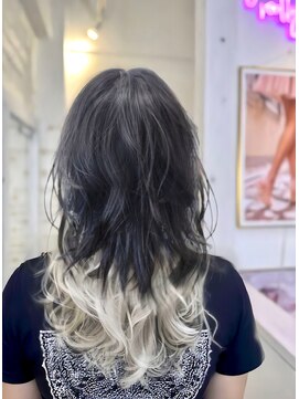 シェルティ フィエル(Shelltie Fiel) 【ケアブリーチ】ウルフインナーカラー【シェルティフィエル】