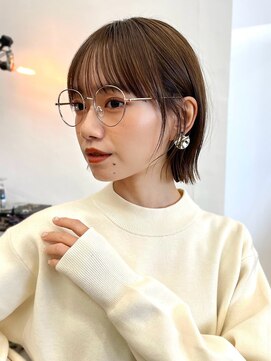 フォト 新宿(foto) くびれヘア/ボブ/オリーブベージュ