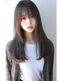 ハッシュカット/レイヤーボブ/カシスレッド/ピンクブラウン