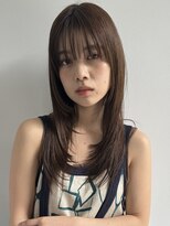 トリッカ 銀座(tricca)&nbsp;ロングレイヤー/似合わせカット/ベージュブラウン