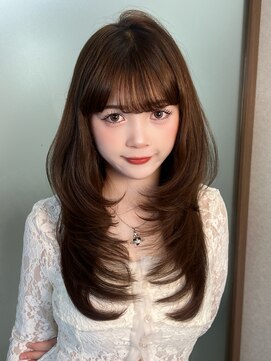 ボタン ハカタ(VOTAN hakata) 【前田七音】当日予約/レイヤーカット/ブラウンベージュ