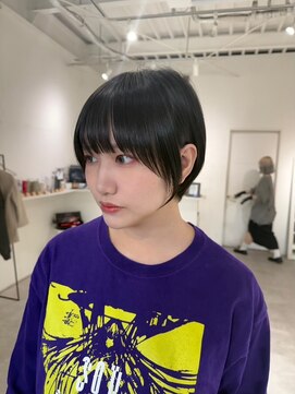 ジュベ 別府店(juve.) 別府ショートボブ顔まわりレイヤーカット髪質改善カラー30代