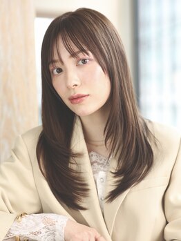 カナン 銀座(CANAAN)の写真/【カミカリスマ連続受賞・三ツ星カラーリスト在籍】レイヤー+パーマスタイルで自然なこなれ感が叶う![銀座]