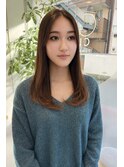顔まわりナチュラルレイヤー髪質改善ツヤ髪