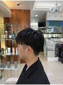 冬◎メンズパーマなしワックス◎束感マッシュ簡単再現