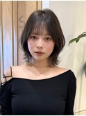【大重】韓国風くびれボブ/レイヤー/前髪新宿/髪質改善/縮毛矯正