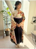 袴着付け/袴/卒業式着付け/着物/袴着付/袴ヘアセット/袴ヘア