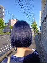 美容室カル&nbsp;押し活カラー/ダブルカラー/ブリーチ/ネイビーカラー/ショート