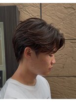 ハレケルーピディア(HAREKE loopidia)&nbsp;センターパート×フェザーパーマ