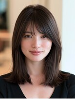クー  戸越銀座(QOO)&nbsp;結べる艶ロブ×顔周りレイヤー