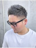 メンズ シルバーカラーショート【レーヴ】