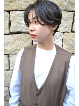 ヌード(NUDE) 「NUDE」#フェザーバング シースルバング こなれヘア ショート