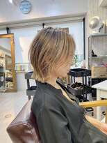 ニコフル(Nico-Hulu) ナチュラルショート　ハイライトカラー【人形町/浜町/水天宮】