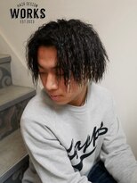 ワークス ヘアデザイン(WORKS HAIR DESIGN) メンズツイストパーマ　ミディアムヘアー