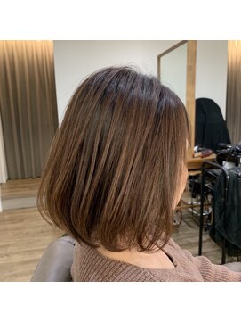 ジルチ ヘアワークス(ZILCH hair works) 伸ばしかけボブ