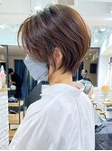 絶壁解消/ひし形/前下がり/大人ショートボブ/30代/40代★猪狩★