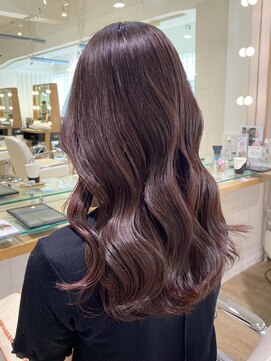 ネオリーブ チロル 横浜西口店(Neolive CiroL.) ピンクラベンダー 暖色カラー 大人ミディ