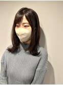 くびれミディアムヘアー▲uiic umeda 中沢恵理