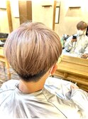 ミルクティーベージュ マッシュ