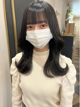 ドクターズサロン レラパール -高知　Lela pearl- 韓国風顔周りレイヤー　× くびれセミロング