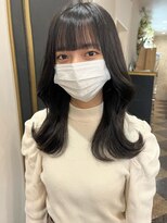ドクターズサロン レラパール -高知　Lela pearl- 韓国風顔周りレイヤー　× くびれセミロング