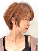 30代40代大人女性/前髪ありショートボブ/ショートヘア/髪質改善
