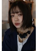顔周りレイヤーボブ