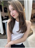 大人かわいいくびれヘアヘルシースタイル2wayバングおくれ毛cut