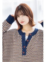 トティア 福島(Totia)&nbsp;【Totia福島】ニュアンスボブ×ことりベージュ