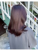 ガリカ 渋谷(Gallica)&nbsp;【mami】大人ゆるふわラベンダーグレーブリーチなしダブルカラー