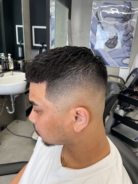 ダムディートウキョウ 心斎橋店(DAMDEE TOKYO) ダークアッシュ/カルマパーマ/ベリーショート[心斎橋/理容室]