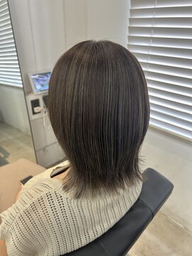 ナンバースリー 溝の口店(Number Three) ハイライト×レイヤーボブ【N°3溝の口】