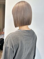 コト 福井大和田店(coto)&nbsp;福井　大和田　ハイトーンカラー　ボブ　ミルクティーベージュ