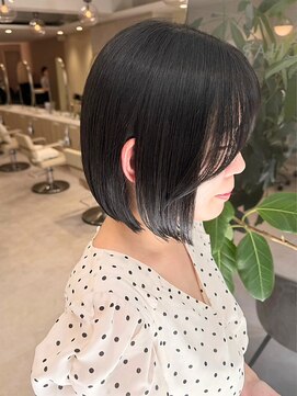 ミズチャーム(Ms.CHARM) ショートボブ/ストレート/ナチュラルブラウン