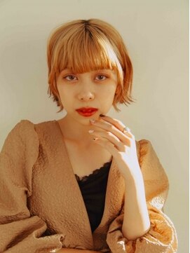 エーバイフー 江坂店(A BY WHO) A BY WHO 江坂/ハイトーンボブ/透明感カラー